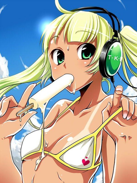 （二次エロ画像）日焼け女子のえっちな画像 10