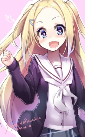 目が丸くてクリッとしてる可愛い女の子の二次画像 50