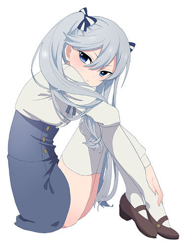 体育座りでチョコんと座ってる女の子０３ 11