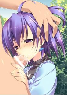 青い髪の女の子がエッチな体験してる二次エロ画像０７ 5