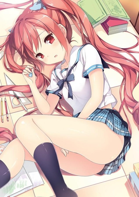 見えそうでみえないパンツを探してしまうぬける二次エロ画像まとめ 34