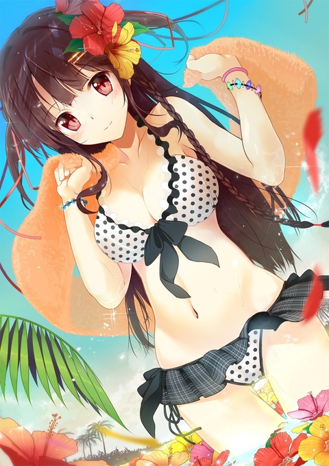 （水着）ビキニの女の子のぬける画像１５ 19