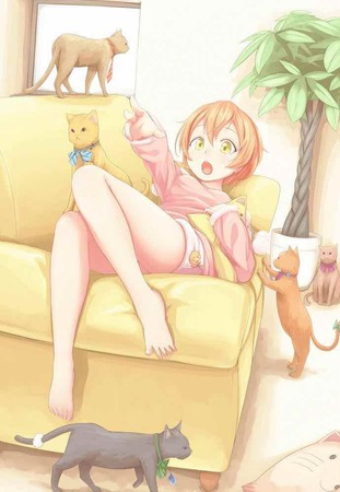 ゲーム アニメ：星空凛ちゃん「ラブライブ」のエッチにも好奇心旺盛な二次エロ画像集 59