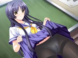 頬ずりしたくなるパンスト美少女の二次エロ画像 34