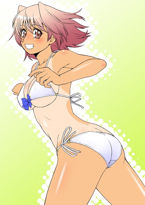 （日焼け）日焼けのコントラストがエロい画像 2