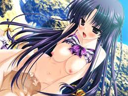 青姦：野外で露出、エッチなことしてる美少女の二次エロ画像 7