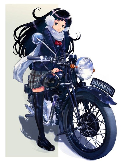 （エロあり）バイク系女子の画像まとめ 11
