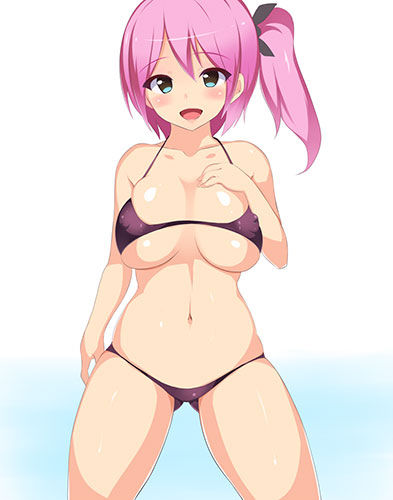 水着：写真っぽいビキニの女の子の二次エロ画像まとめ 15