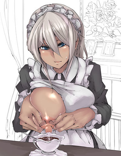 美少女のちちしぼり。気持ちよさそうにピューピュー出てる！（二次エロ画像） 30