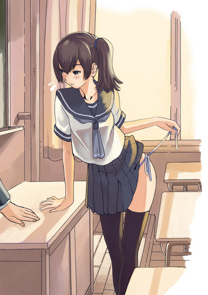 （二次 エロ 制服）制服着た女の子のエロい体まとめ０２ 15