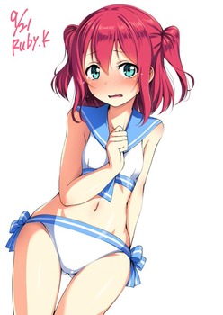 アニメ：「ラブライブ！サンシャイン!!」引っ込み思案な黒澤ルビィちゃんと激しめセ○クス！（二次エロ画像） 57