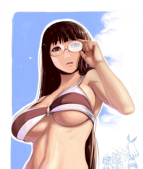 巨乳でメガネの女の子 42
