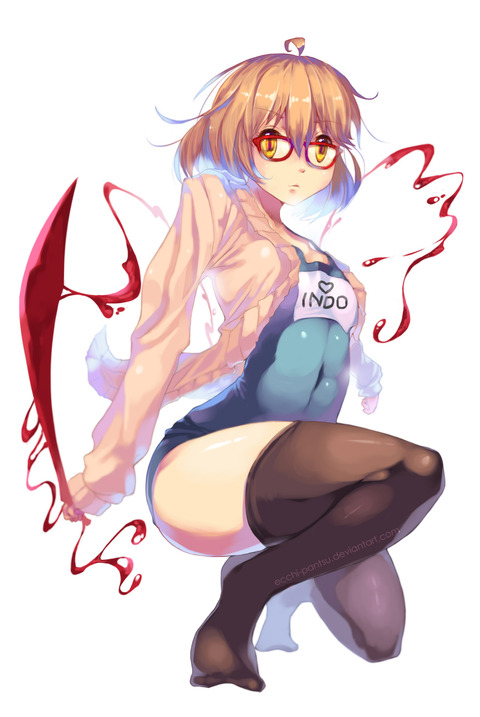 （アニメ）境界の彼方のエロ画像まとめました 3