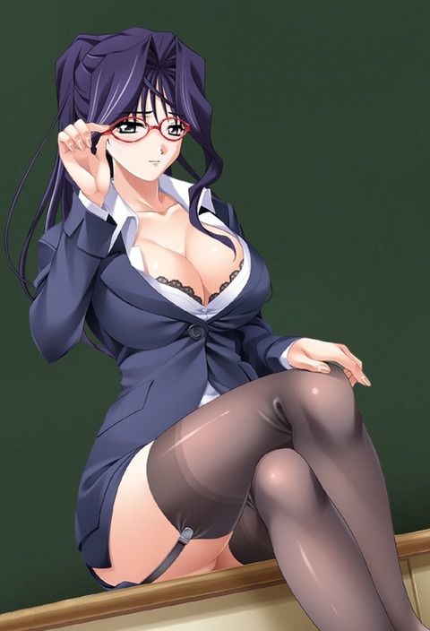 巨乳でメガネの女の子 22