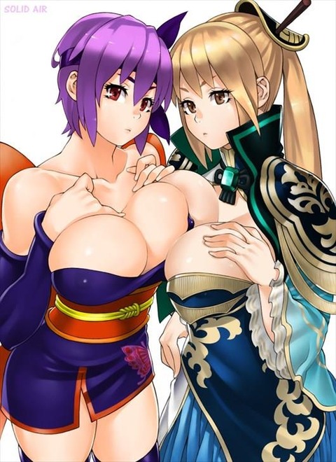 おっぱいがパツンパツンで困っちゃうくらい巨乳の女の子まとめ（二次エロ画像） 49