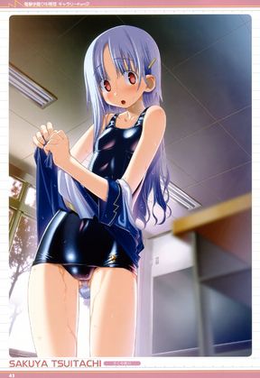 青い髪の女の子がエッチな体験してる二次エロ画像０６ 3