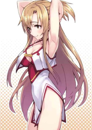 SAO：「ソードアートオンライン」の結城明日奈 （アスナ）との甘いエッチしてるエロ画像 68