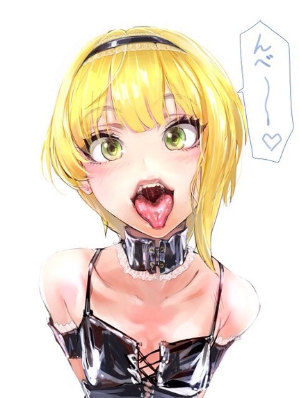 口内：その大きな口に、全部ぶちまけてやりたい大きく口開いた女 3