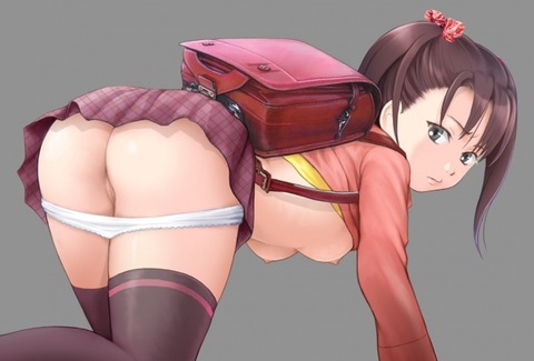 エッチなところを見てるのを女の子にミられてる二次エロ画像まとめてみた 11