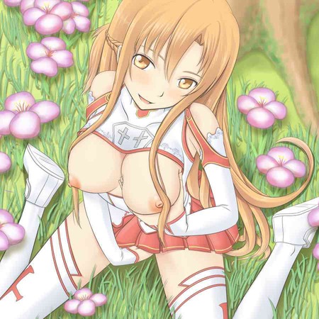 SAO：「ソードアートオンライン」の結城明日奈 （アスナ）との甘いエッチしてるエロ画像 21