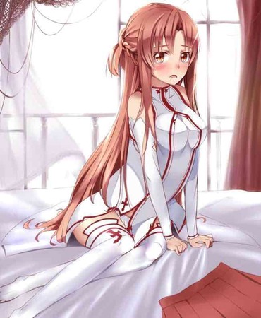 SAO：「ソードアートオンライン」の結城明日奈 （アスナ）との甘いエッチしてるエロ画像 45