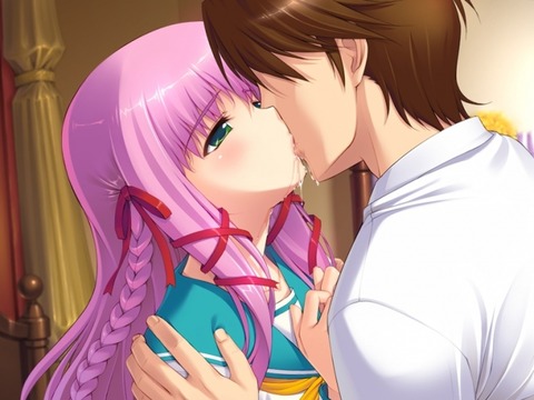 エッチにキスしてるかわいい画像 9