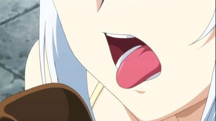 口内：その大きな口に、全部ぶちまけてやりたい大きく口開いた女 22