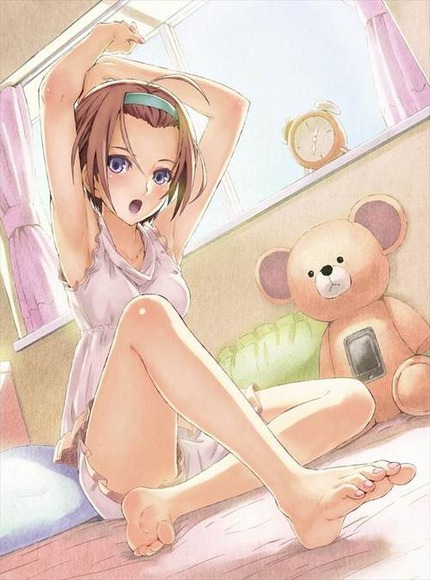 女の子のパジャマ姿がエロくて萌える二次画像 8