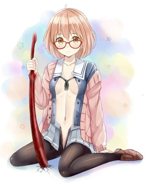 （アニメ）境界の彼方のエロ画像まとめました 44
