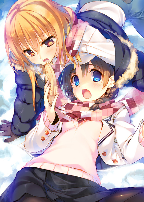 エッチなところを見てるのを女の子にミられてる二次エロ画像まとめてみた 3