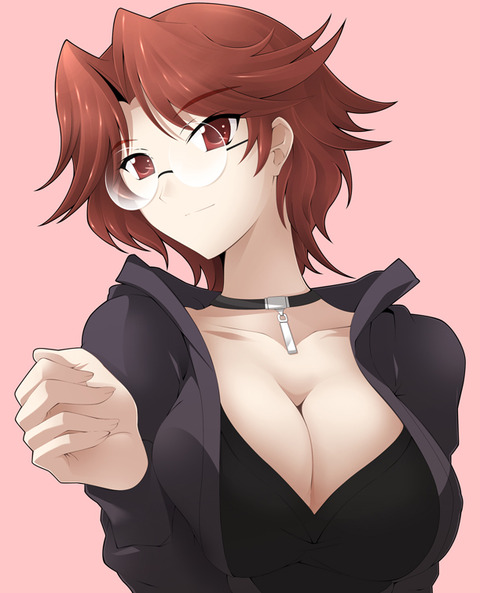 メガネをかけた女の子のエロ画像 46