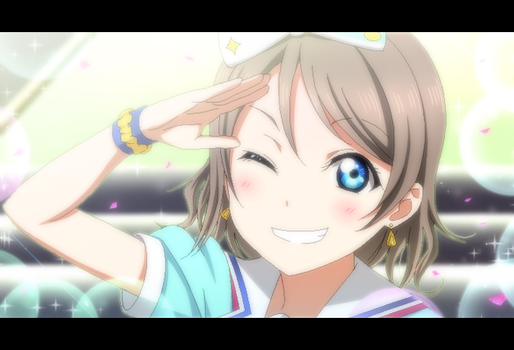 アニメ：「ラブライブ！サンシャイン!!」渡辺曜ちゃんの抱き心地良さそうなムチムチボディと巨乳おっぱい（二次エロ画像） 33