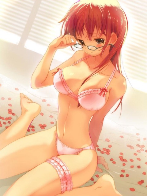巨乳でメガネの女の子 45