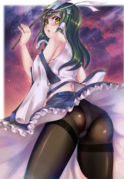 頬ずりしたくなるパンスト美少女の二次エロ画像 3