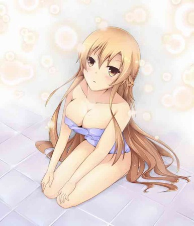 SAO：「ソードアートオンライン」の結城明日奈 （アスナ）との甘いエッチしてるエロ画像 83