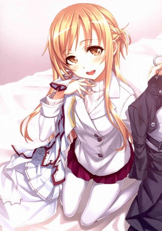 SAO：「ソードアートオンライン」の結城明日奈 （アスナ）との甘いエッチしてるエロ画像 13