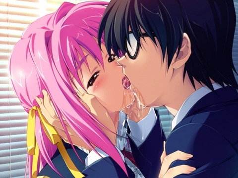 エッチにキスしてるかわいい画像 13