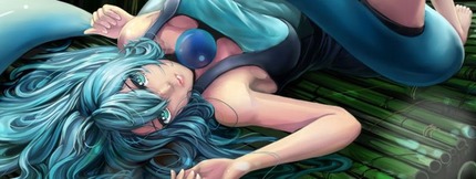 青い髪の女の子がエッチな体験してる二次エロ画像１９ 9