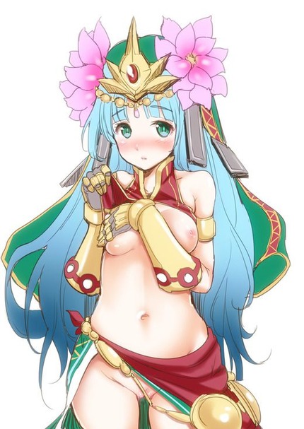 青い髪の女の子がエッチな体験してる二次エロ画像０９ 7
