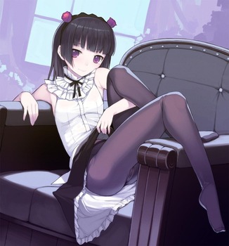 頬ずりしたくなるパンスト美少女の二次エロ画像 42