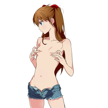 恥ずかしがって赤面、手ブラしてるかわいい女の子の二次画像（78枚） 2