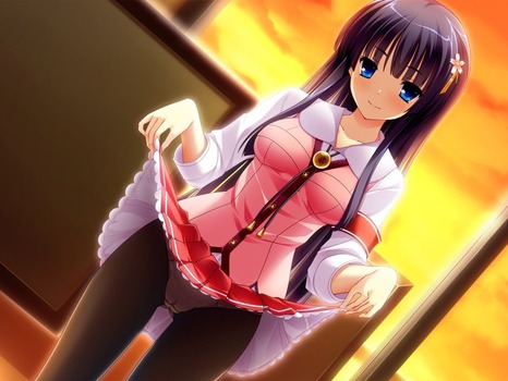 たくし上げておっぱいとかパンツ（アソコ）を見せてくれる淫乱美少女 5