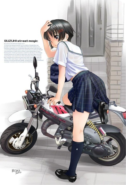 （エロあり）バイク系女子の画像まとめ 15