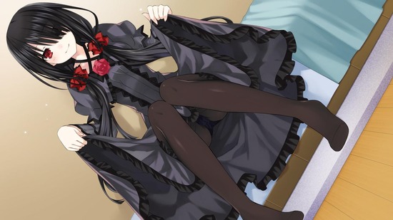 頬ずりしたくなるパンスト美少女の二次エロ画像 17