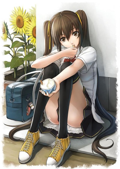 見えそうでみえないパンツを探してしまうぬける二次エロ画像まとめ 25