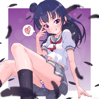 アニメ：「ラブライブ！サンシャイン!!」津島善子ちゃんがエッチなヨハネと契約しちゃいましたね（二次エロ画像） 15