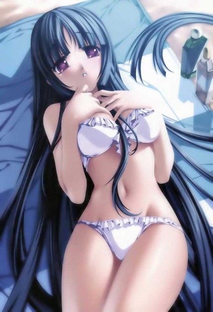 （二次）絶対最強娘！！黒髪 美少女のにじえろ画像まとめたぞ 28