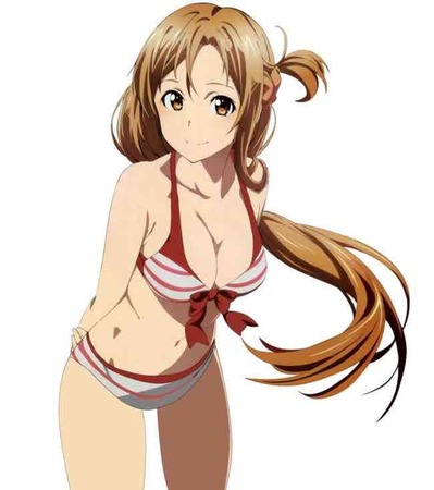 SAO：「ソードアートオンライン」の結城明日奈 （アスナ）との甘いエッチしてるエロ画像 56