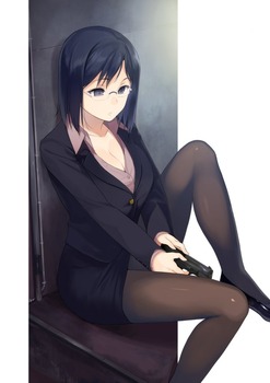 頬ずりしたくなるパンスト美少女の二次エロ画像 5