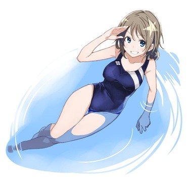 アニメ：「ラブライブ！サンシャイン!!」渡辺曜ちゃんの抱き心地良さそうなムチムチボディと巨乳おっぱい（二次エロ画像） 20